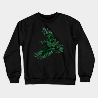 Watercolor Raven 3 Crewneck Sweatshirt